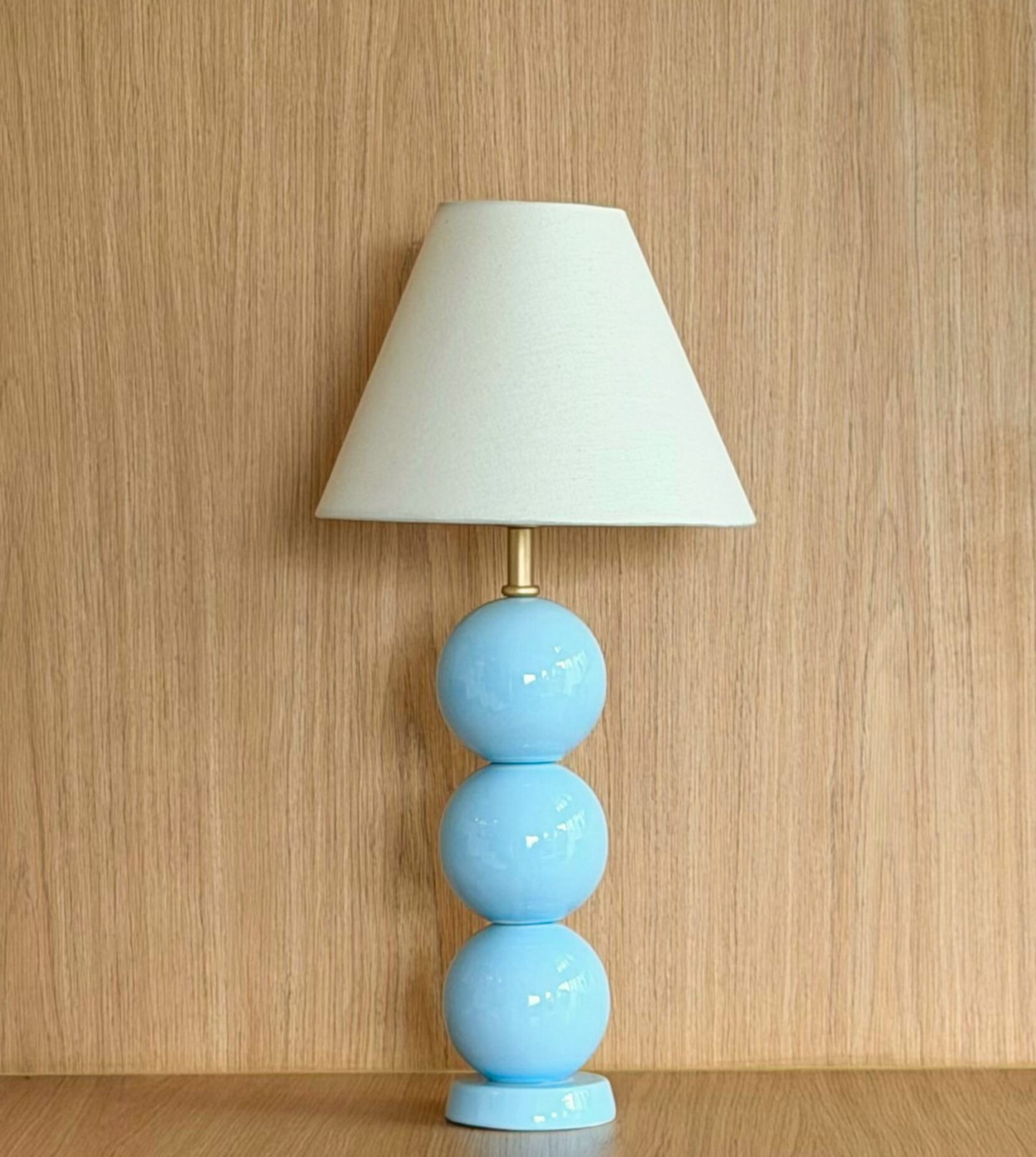 Abajur Bolinhas Azul