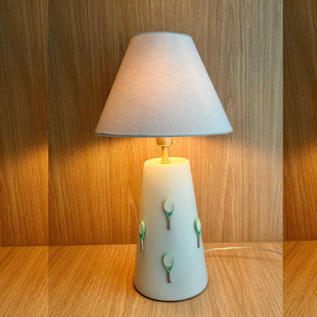 Abajur Tennis Lovers Raquetes