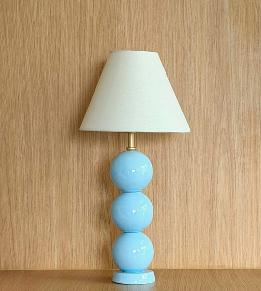 Abajur Bolinhas Azul